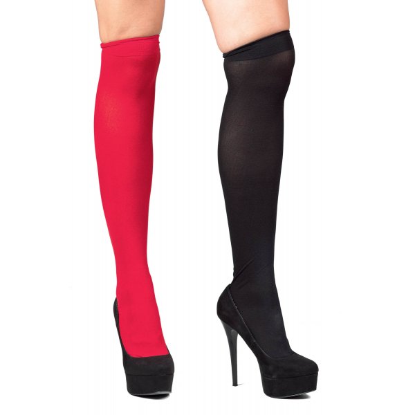 Αποκριάτικες Κάλτσες Ψηλές Κόκκινο-Μαύρο